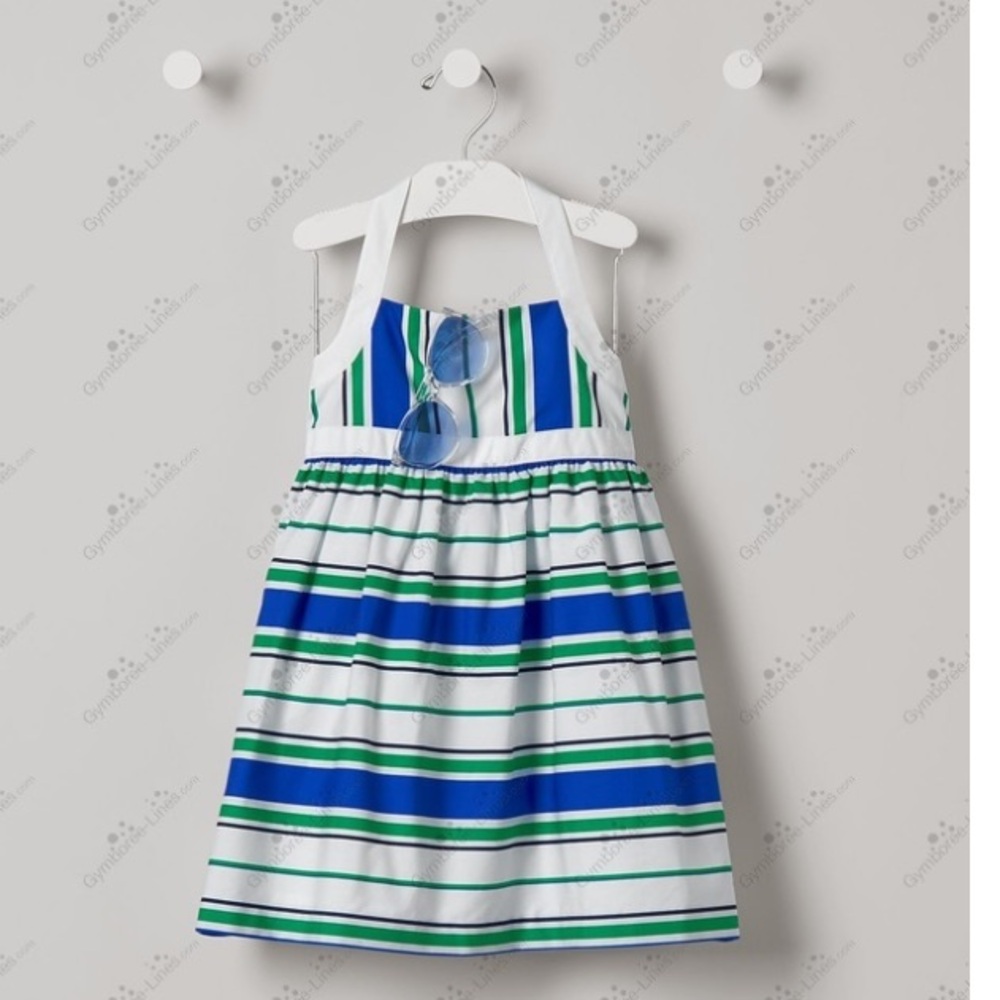 Janie and Jack Collection Bar Harbor Breeze Striped Dress - Picture 3 of 4